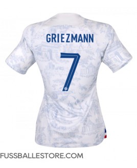 Günstige Frankreich Antoine Griezmann #7 Auswärtstrikot Damen WM 2022 Kurzarm